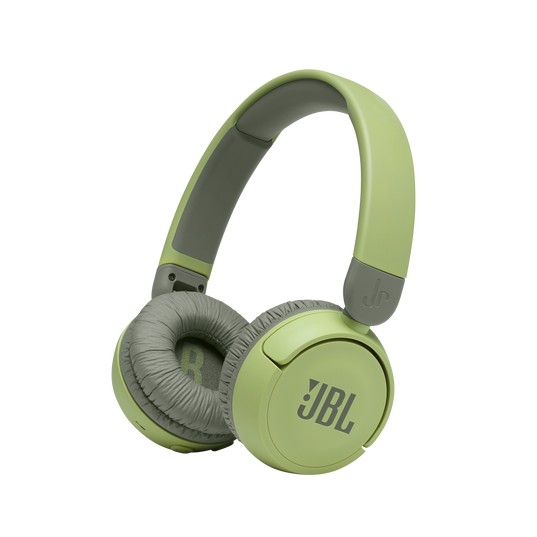 JBL Jr310BT - Green - Kids Wireless on-ear headphones - Hero